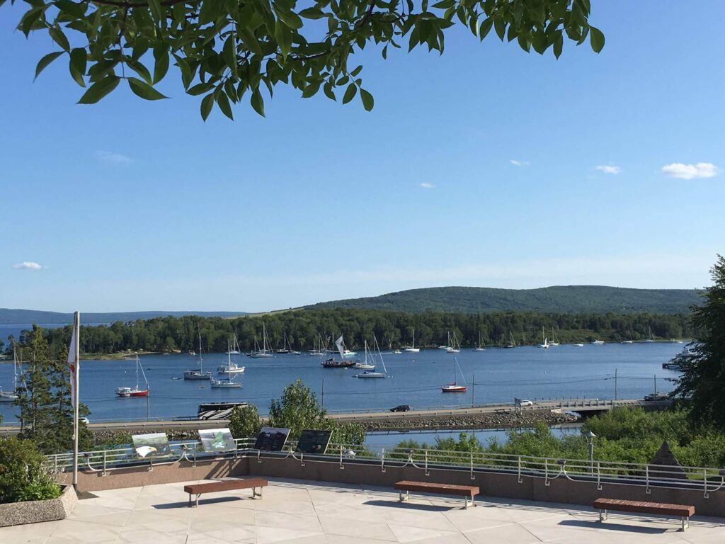 View of Baddeck Harbour from Alexander Graham Bell National Historic Site